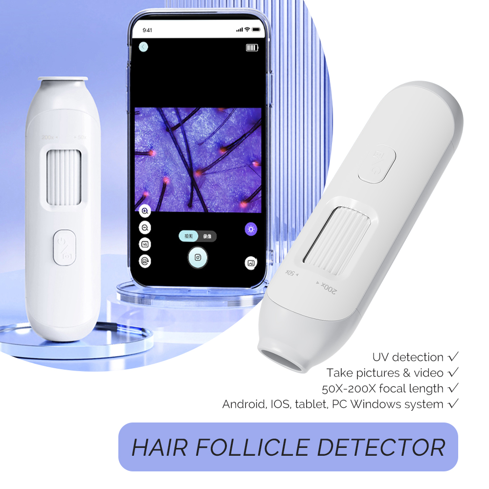 Hair Porosity Test - New 50X-200X Hair Follicles Scalp Detector