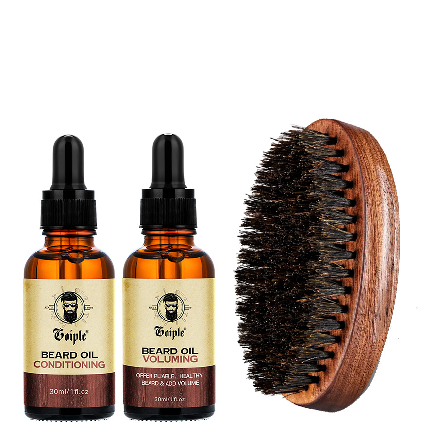 Hair Care Conditioner - 3pcs Men Natural Beard Care Oil