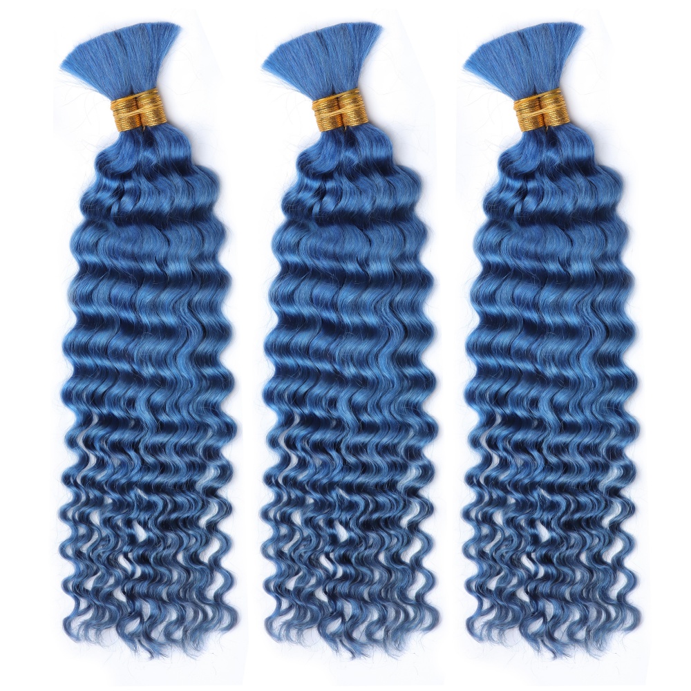#Blue Deep Wave Boho Braids Hu - Hair Care Color 评论和价格