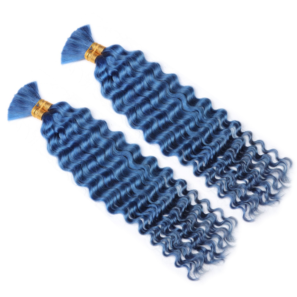 #Blue Deep Wave Boho Braids Hu - Hair Care Color 评论和价格