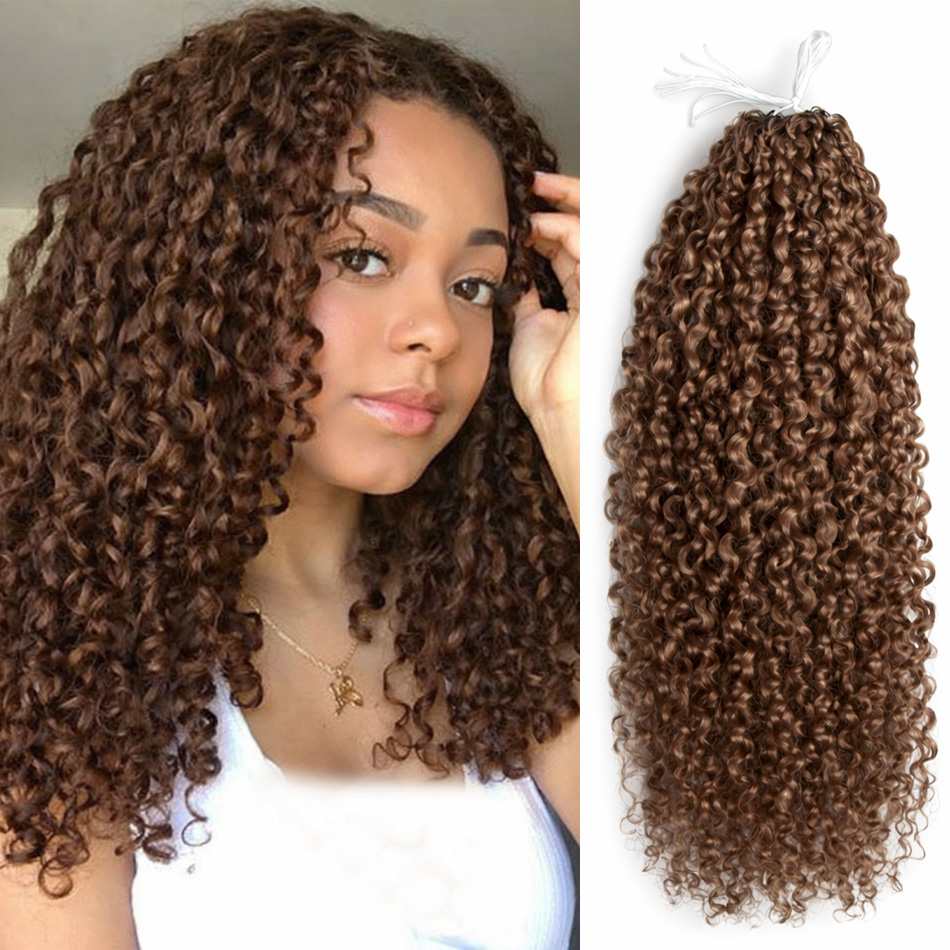 Pre-Looped Miracle Knots Brown - Feather Hair Extension 评论和价格