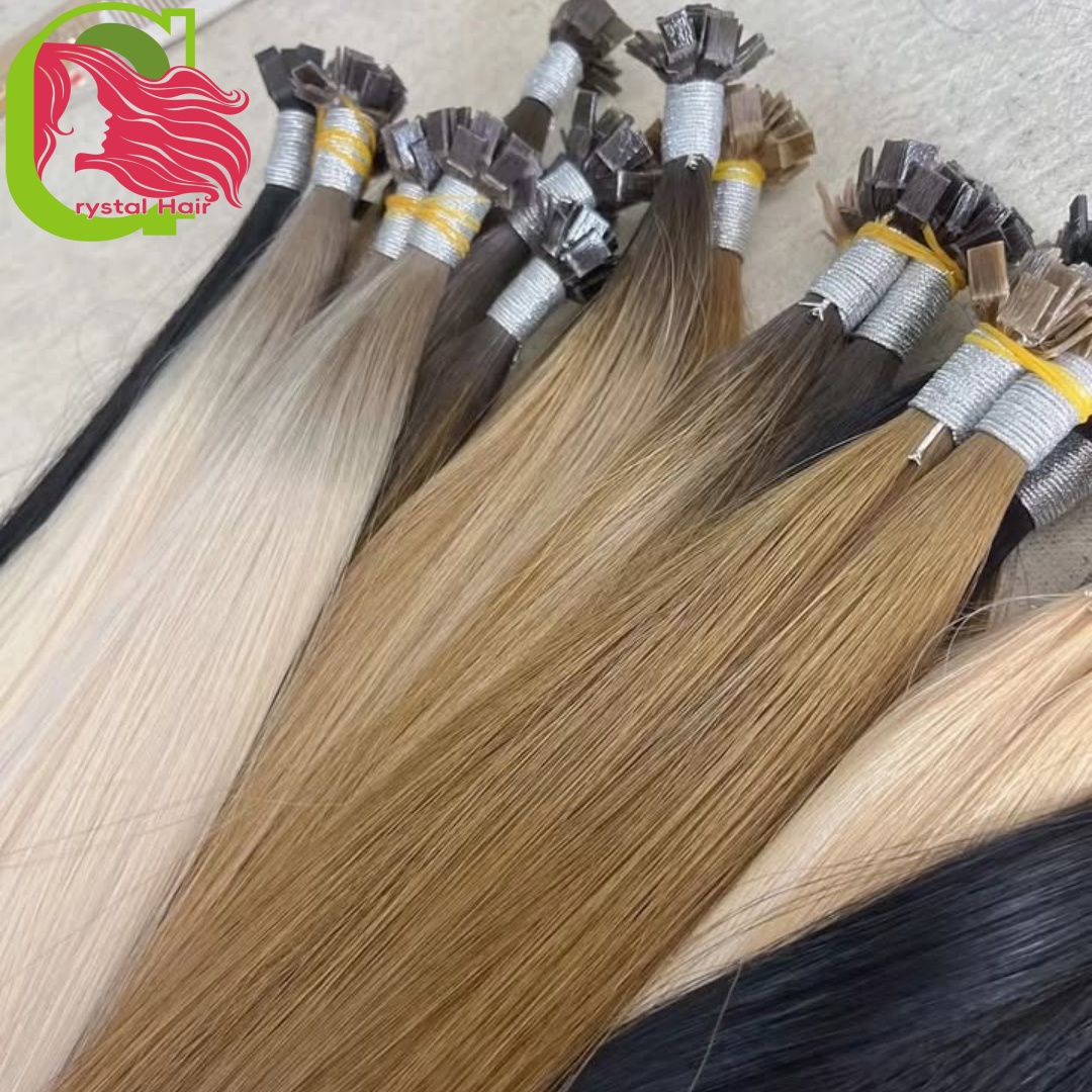 Human Hair Flat Tip  Extension - Hair Care Color 评论和价格