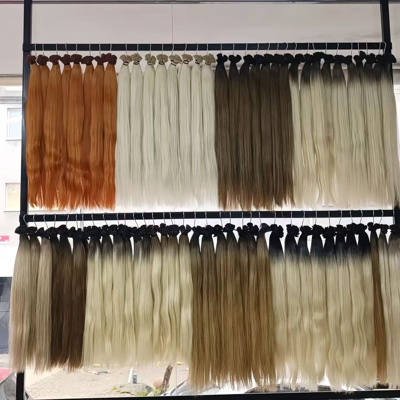 Human Hair Flat Tip  Extension - Hair Care Color 评论和价格