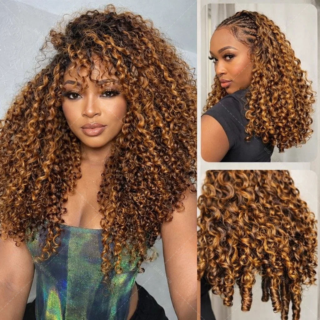 P427 Highlight Burmese Curly F - Feather Hair Extension 评论和价格