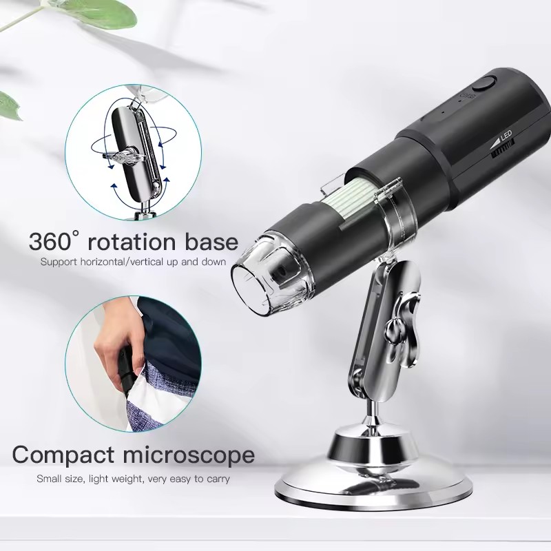Digital Microscope WiFi Wirele - Hair Porosity Test 评论和价格