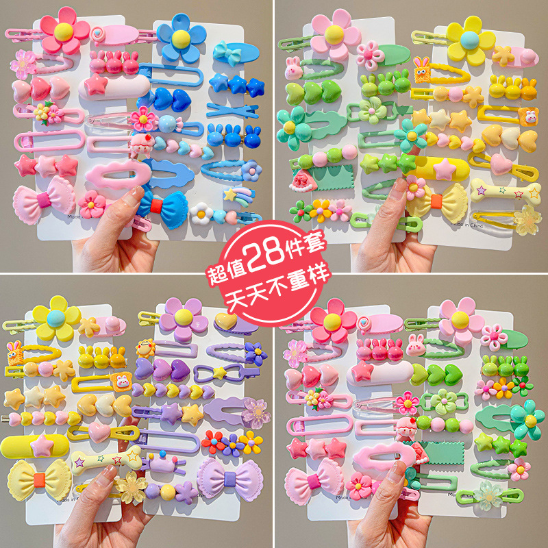 14-8Pcs/Set Candy Color Cartoo - Hair Care Color 评论和价格