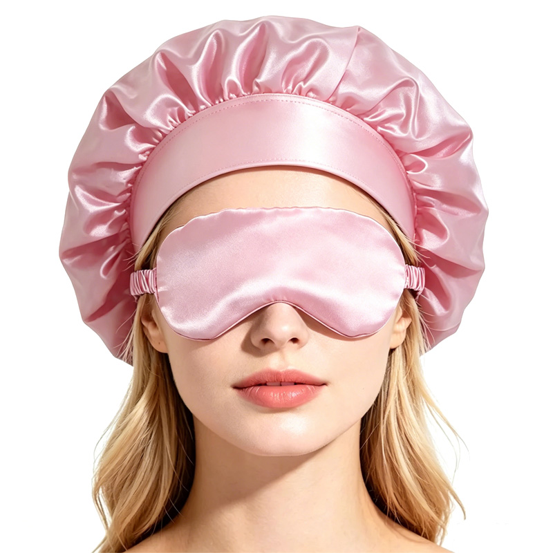  Satin Bonnet Sleep Eye Mask  - Hair Care Hair Mask 评论和价格