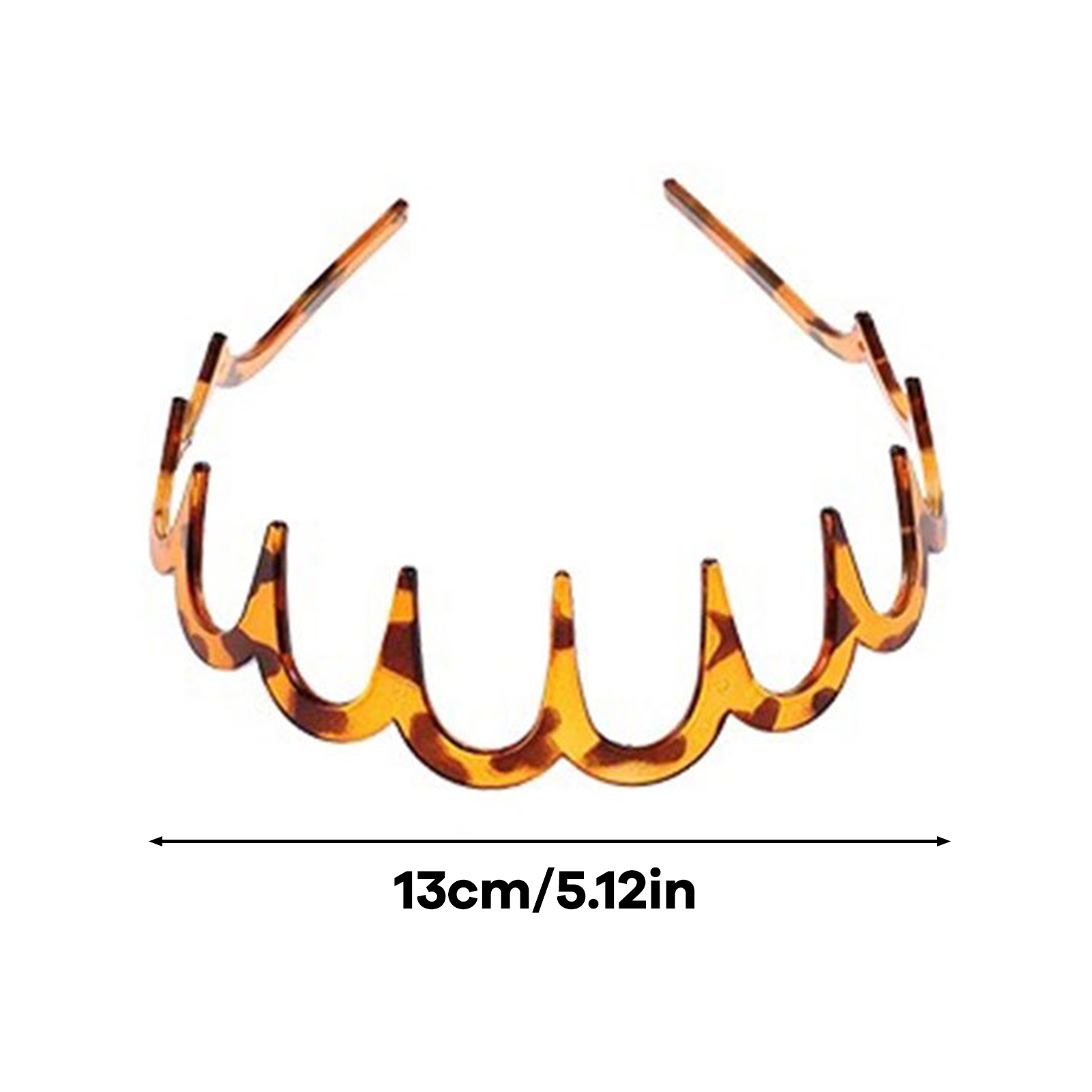 Headband Acrylic Wavy Anti-Sli - Hair Care For Hair Fall 评论和价格