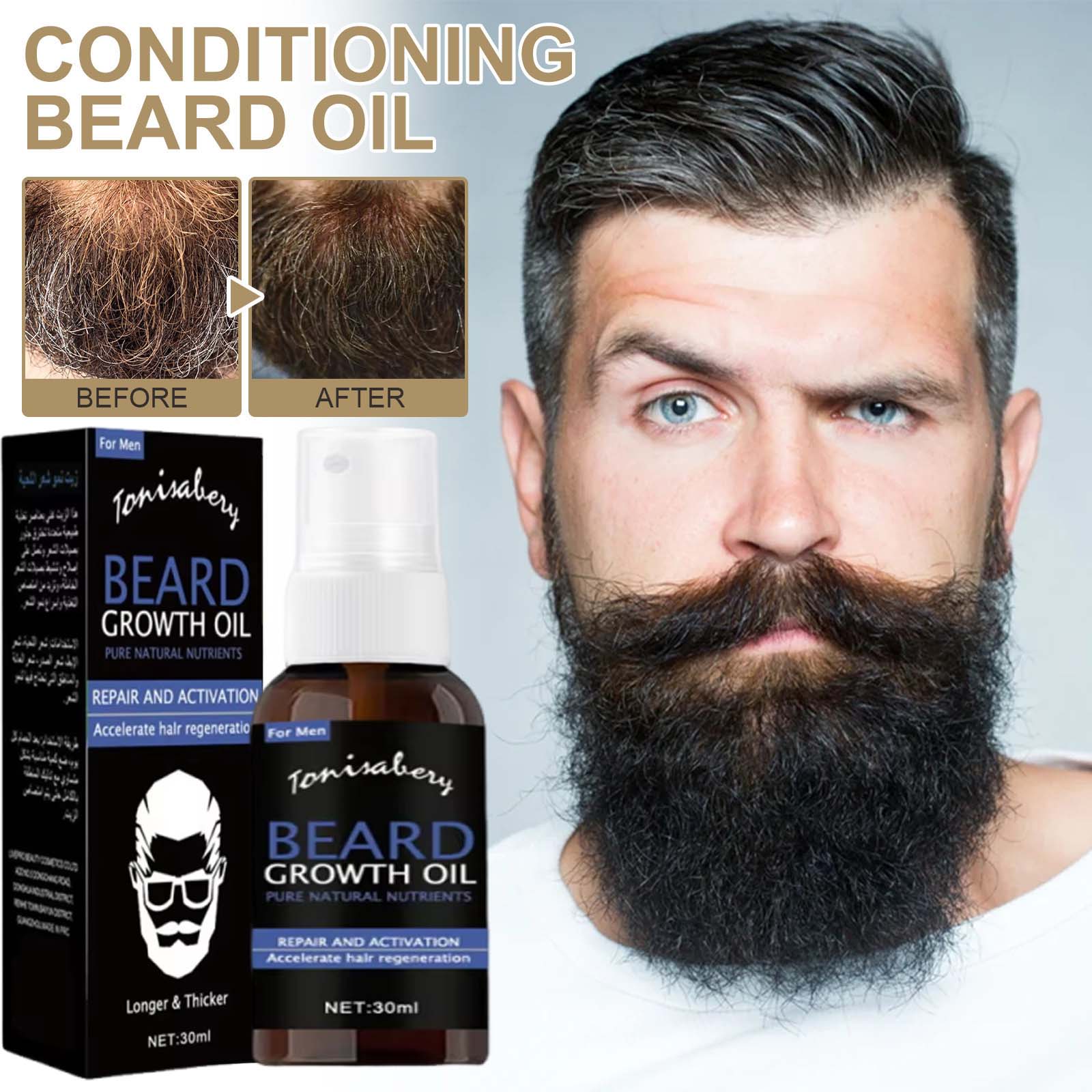 Beard Growth Oil Beard Wax Bal - Hair Care Conditioner 评论和价格