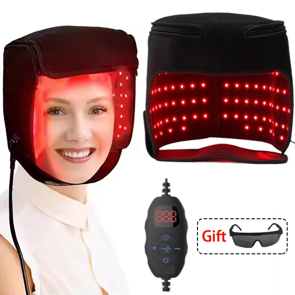 LED Red Light Therapy Hat For  - Hair Care Frizzy Hair 评论和价格