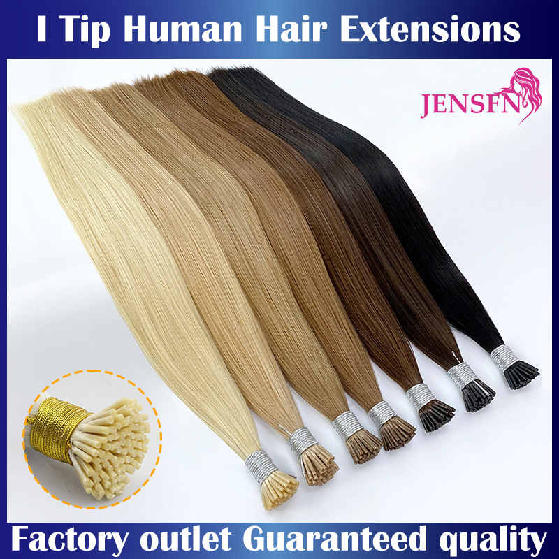 JENSFN I Tip Hair Extensions 1 - Hair Care Color 评论和价格
