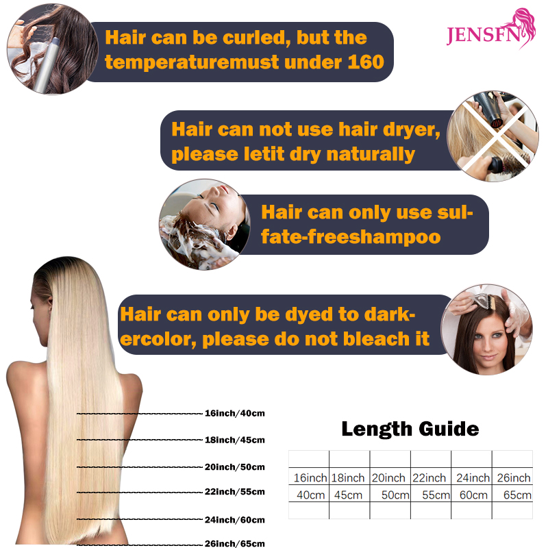 JENSFN I Tip Hair Extensions 1 - Hair Care Color 评论和价格