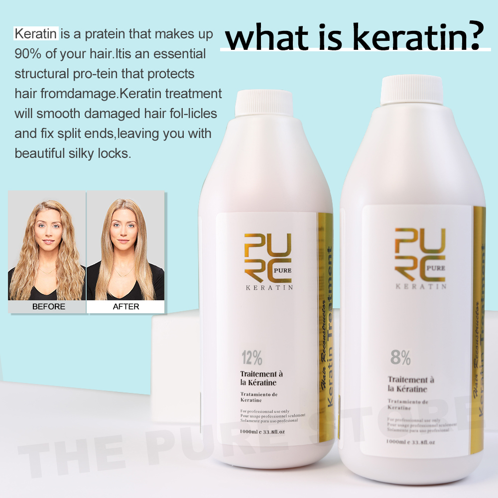 PURC 8% Keratin Smoothing Trea - Hair Care Frizzy Hair 评论和价格