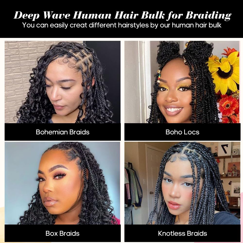 Human Braiding Hair for Boho B - Hair Care Color 评论和价格