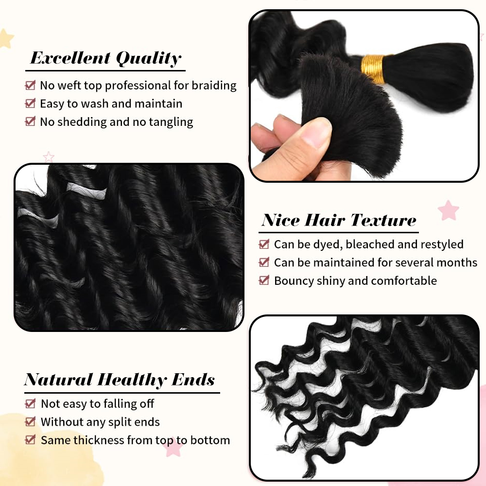 Human Braiding Hair for Boho B - Hair Care Color 评论和价格