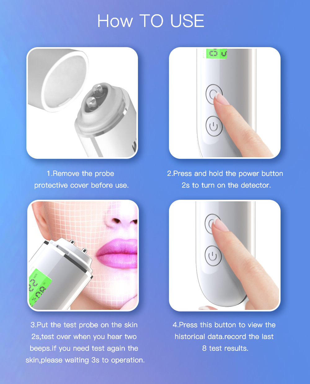 Skin Hydration Tester Monitor  - Hair Porosity Test 评论和价格