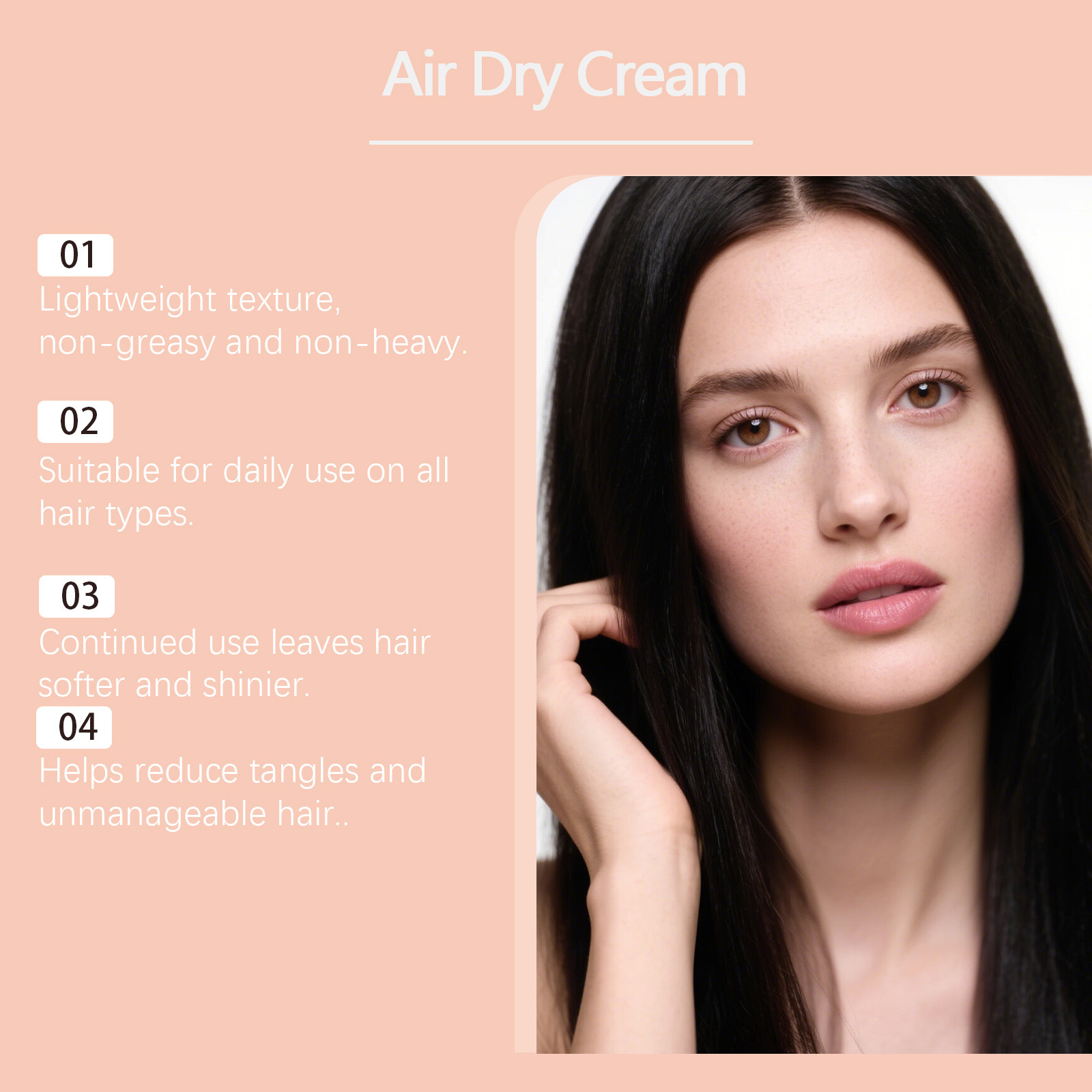 Air Dry Smoothing Hair Cream A - Hair Care Conditioner 评论和价格